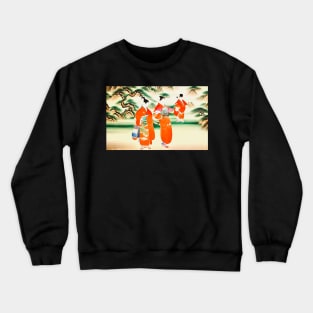 Traveling in Asia, motif 1 Crewneck Sweatshirt